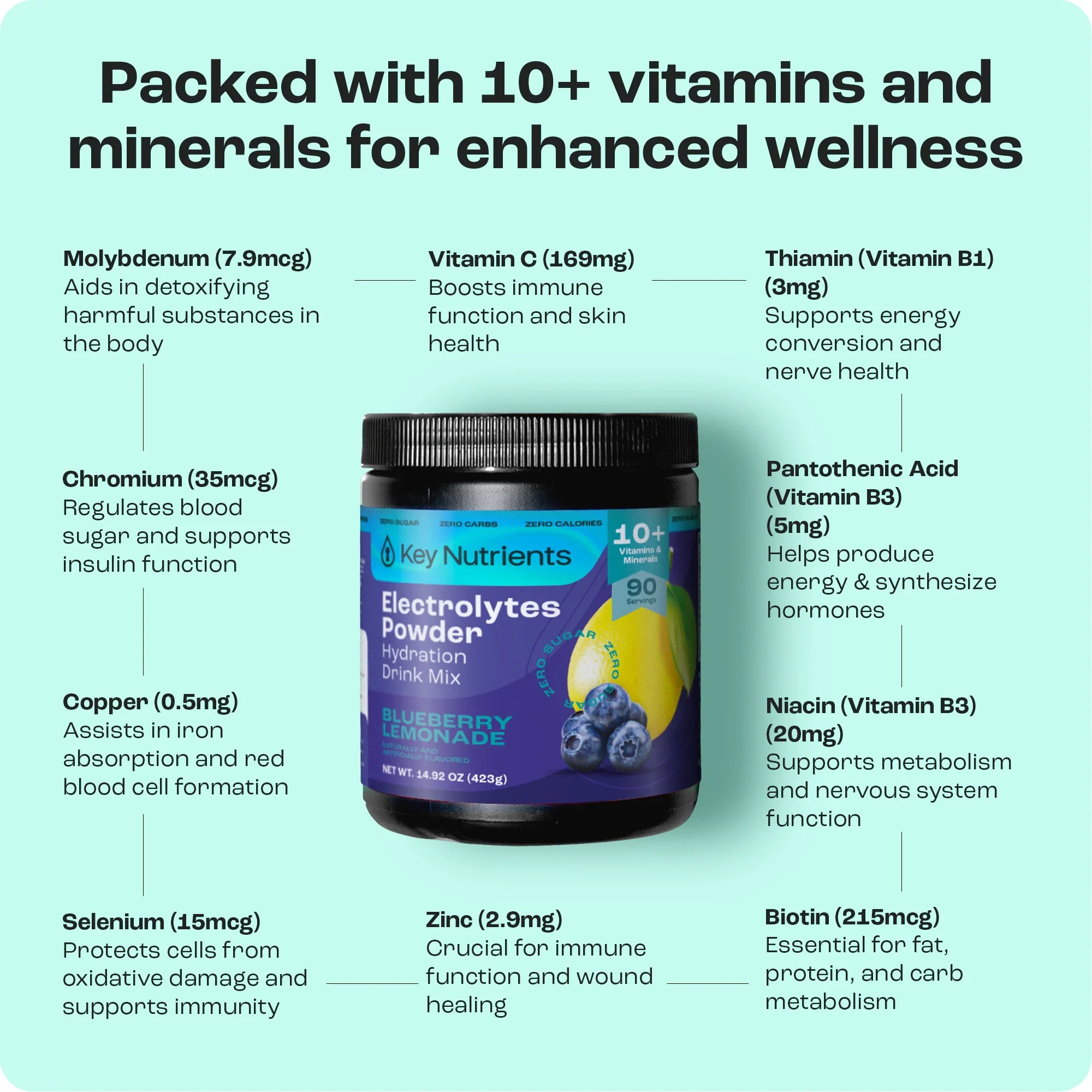Electrolyte Powder for Hydration & Recovery – Sugar-Free Drink Mix