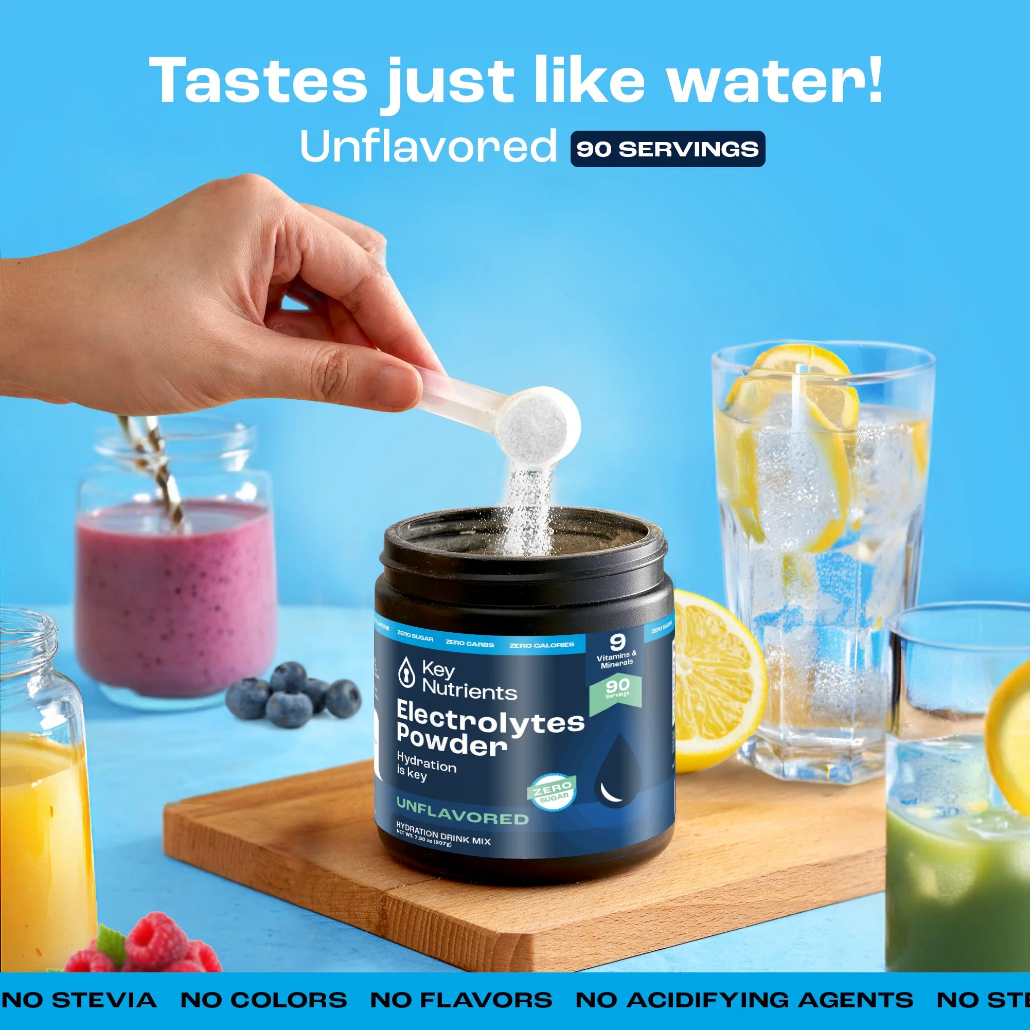 Electrolyte Powder for Hydration & Recovery – Sugar-Free Drink Mix