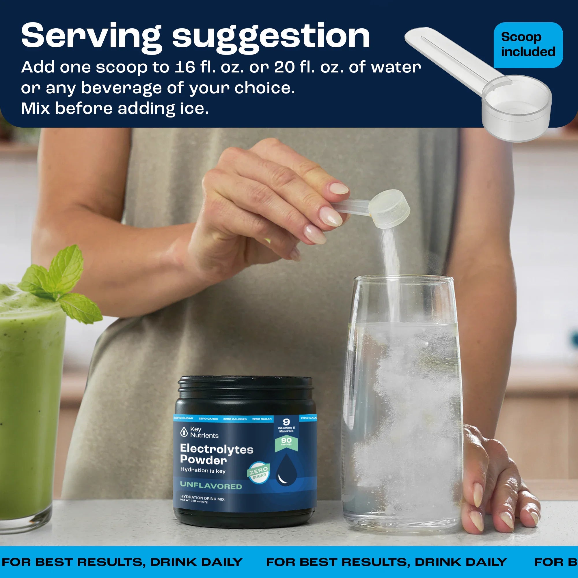 Electrolyte Powder for Hydration & Recovery – Sugar-Free Drink Mix